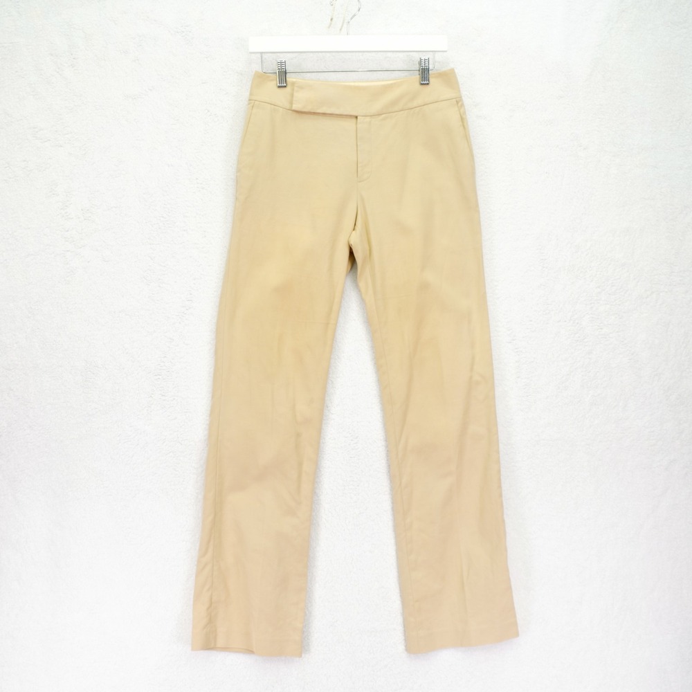Banana Republic Tan Dress Pants Trousers -4- Cotton 30 / 31.5 Mid Rise